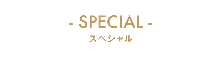 SPECIAL スペシャル